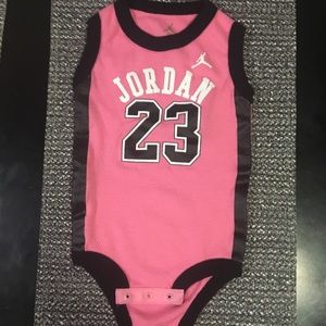 Pink Jordan jersey
